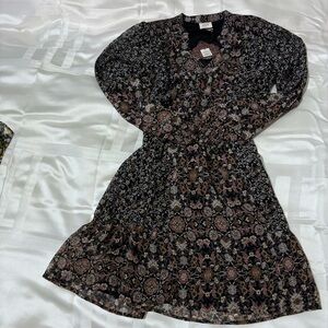 Knox Rose black and orangish dress